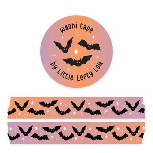 Black Bats Washi Tape - Little Lefty Lou 