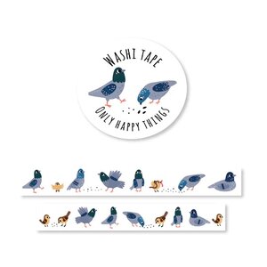 Washi Tape | PIGEONS - Only Happy Things