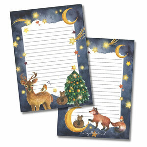 A5 Sterrennacht Notepad - Double Sided - Romyillustrations