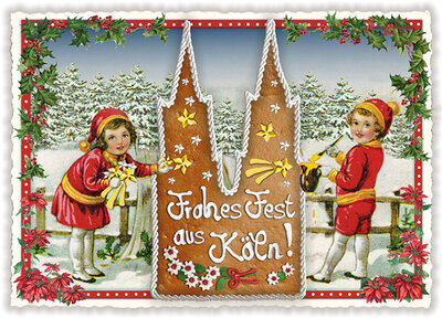 PK 394 Tausendschön Postcard | Frohes Fest aus Köln