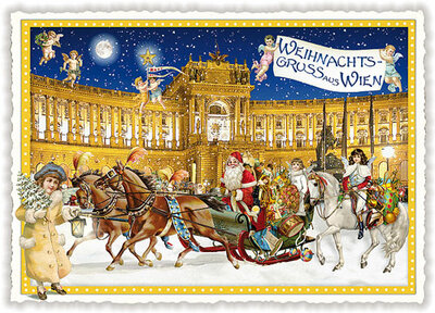 PK 164 Tausendschön Postcard | Weihnachtsgruss aus Wien
