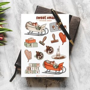 Sweet Xmas Sticker Sheet by Penpaling Paula