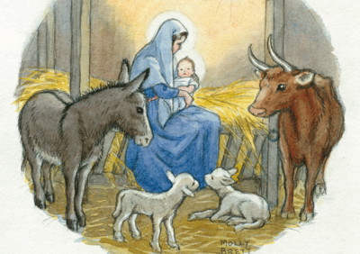 Postcard Molly Brett | Nativity 