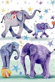Mila Marquis Folded Card | Elephants
