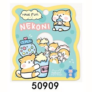 Nekoni Sticker Flakes Sack | Milk Dog