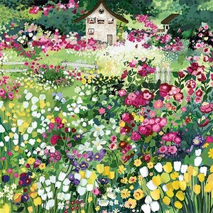 Sabina Comizzi Postcard | House in the garden
