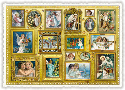 PK 291 Tausendschön Postcard Christmas - Frohes Fest Angels