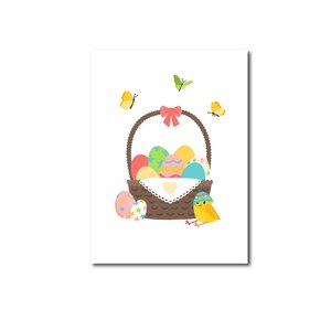 Postcard Craft Only Happy Things | Easter Basket