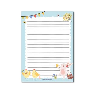 A5 Easter Notepad - Double Sided