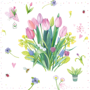 Postcard Kristiana Heinemann | Spring Bouquet