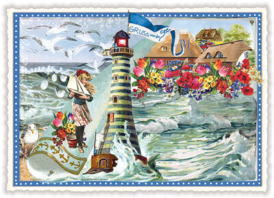 PK 028 Tausendschön Postcard | Am Meer - Gruß von der See 