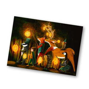 Postcard from Esther Bennink - Lantern parade