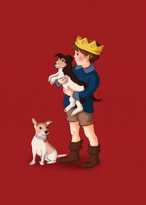 Postcard Belle and Boo | Royal Pups