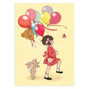 Postcard Belle and Boo | Birthday Balloons
