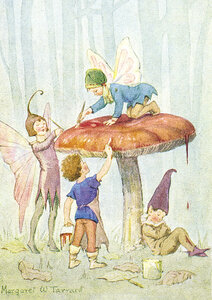 Folded Card with Envelope - Fairyland by Margareth W. Tarrant 