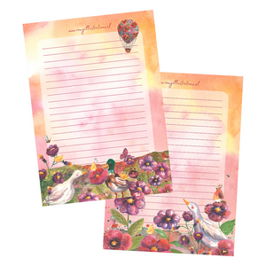 A5 Lentegloed Notepad - Double Sided - Romyillustrations