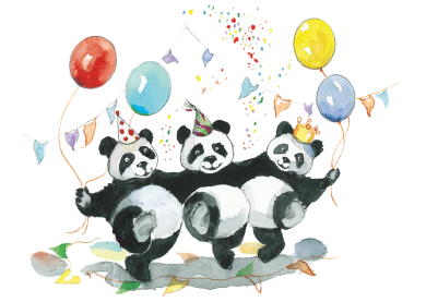 Postcard | Celebrating Panda Bears