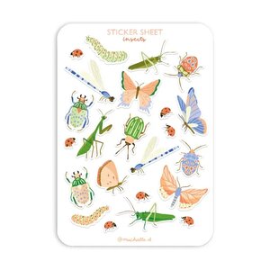 A5 Stickersheet by Muchable | Insects