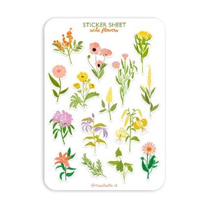 A5 Stickersheet by Muchable | Wild Flowers
