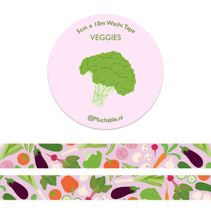 Veggies Washi Tape - Muchable
