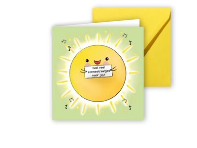 Greeting Card from Studio Poppybird - Zonnestraaltjes