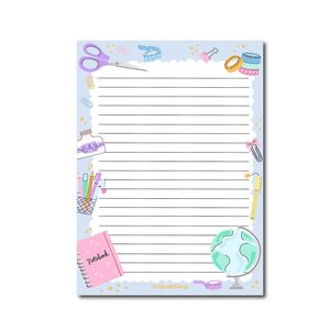 A5 Stationeries Notepad - Double Sided - by Only Happy Things