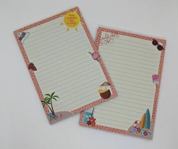 A5 Notepad Summer - by StationeryParlor