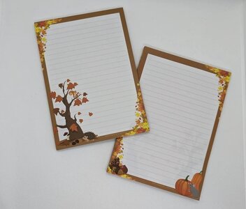A5 Notepad Autumn - by StationeryParlor