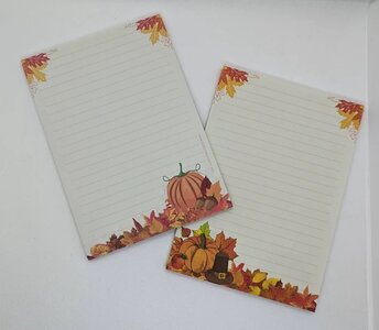 A5 Notepad Pumpkin - by StationeryParlor