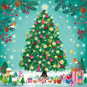 Mila Marquis Postcard Christmas | Christmas tree