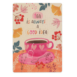 The Lemonbird Postcard | tea is always a good idea