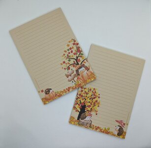 A5 Notepad Hedgehog - by StationeryParlor