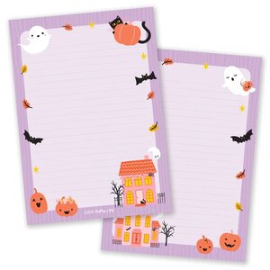 A5 Haunted Halloween Notepad - Little Lefty Lou