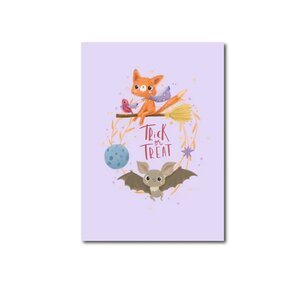 Postcard Craft Only Happy Things | Trick or Treat