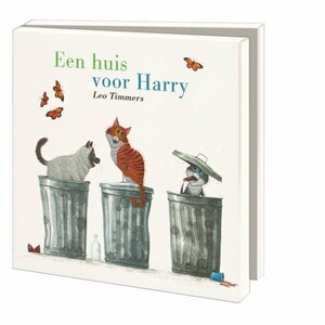 Card folder with envelopes - square: Een huis voor Harry, Leo Timmers