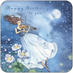 Postcard Kristiana Heinemann | Happy Birthday to you (Violin)
