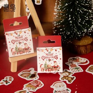 Sticker Flakes Box | Merry Christmas
