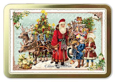 TS042 Tausendschön METAL BOX CHRISTMAS - Heute kommt der Weihnachtsmann