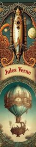 Bookmark Gwenaëlle Trolez Créations - Jules Verne