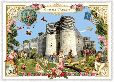 PK 1115 Tausendschön Postcard | Angers, Château d'Angers