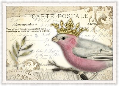PK 1089 Tausendschön Postcard | Bird with Crown
