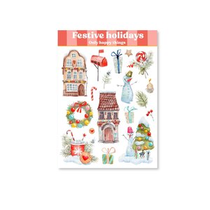 A6 Stickersheet Festive Holidays - Only Happy Things