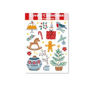 A6 Stickersheet Lovely Christmas - Only Happy Things