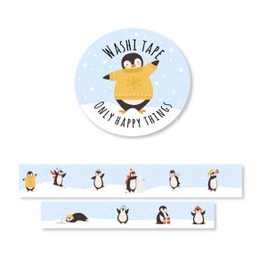 Washi Tape | Penguin Playtime - Only Happy Things