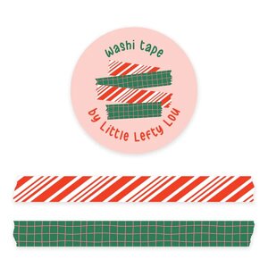 2 Slim Christmas Basic Washi Tape - Little Lefty Lou 