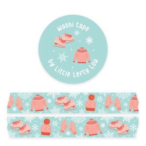 Winter Clothes Washi Tape - Little Lefty Lou 