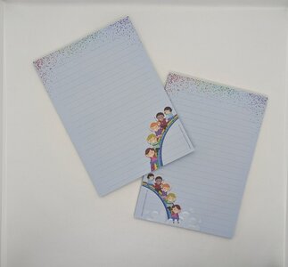 A5 Notepad Rainbow - by StationeryParlor