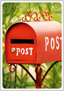 Postcard | Post for you (mailbox)