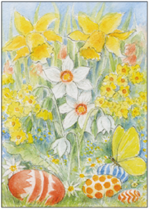 Postcard | Easter meadow