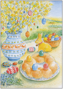 Postcard | Easter table